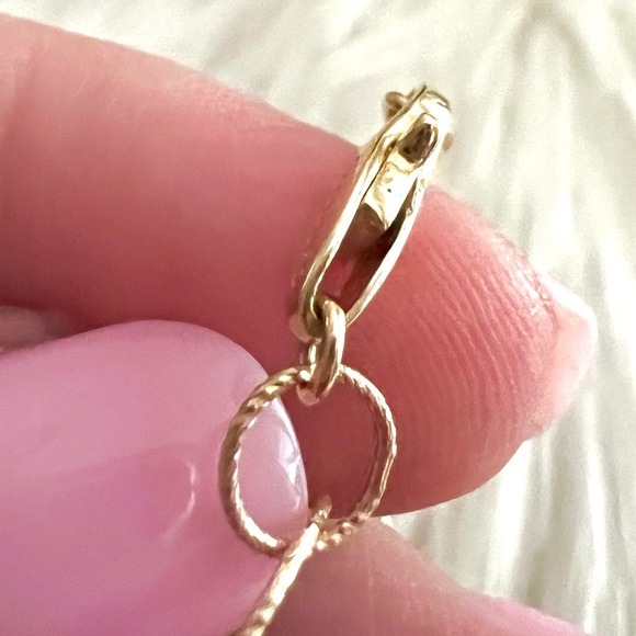 14k gold CAODURO Italian Luxury bracelet rings/circles - Picture 6 of 13